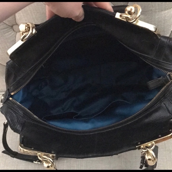 Black Coach XL Handbag - Picture 5 of 5